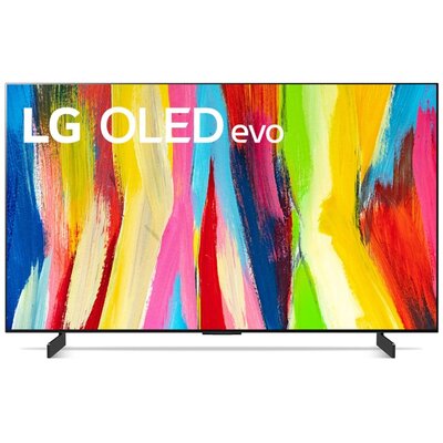 LG OLED C2 42 cale - ciemny, grafitowy
