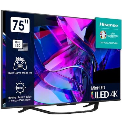 Telewizor HISENSE 75U7KQ 75" MINILED